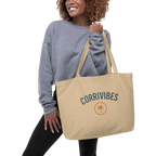 Large organic tote bag