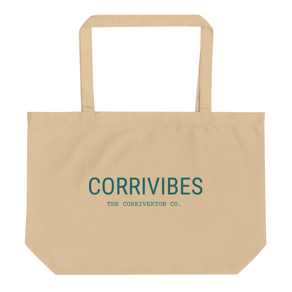Large organic tote bag