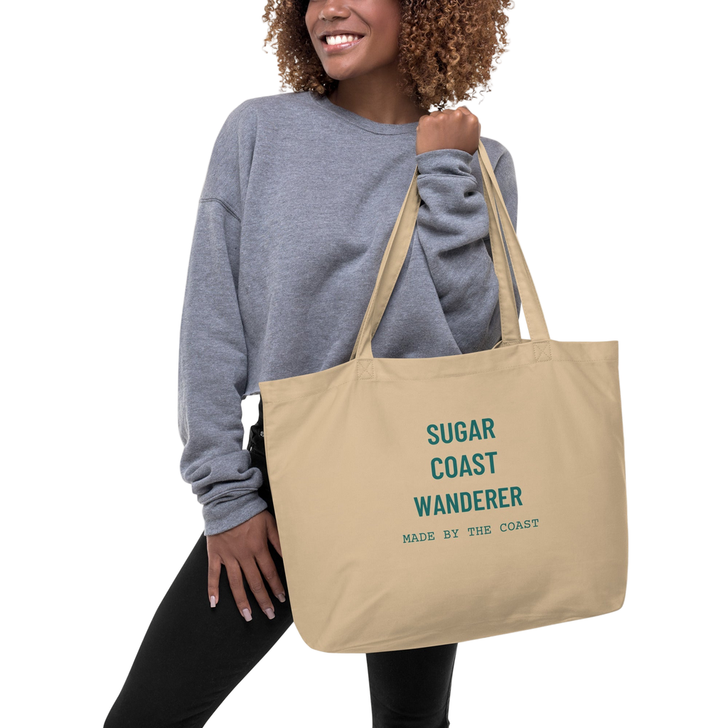 Large organic tote bag